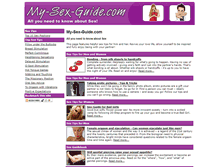 Tablet Screenshot of my-sex-guide.com